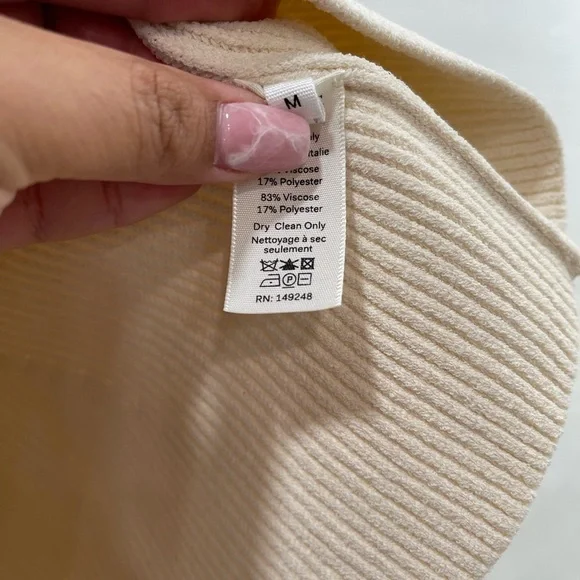 Khaite The Kirah Ribbed Sweater Ivory - Picture 4 of 6